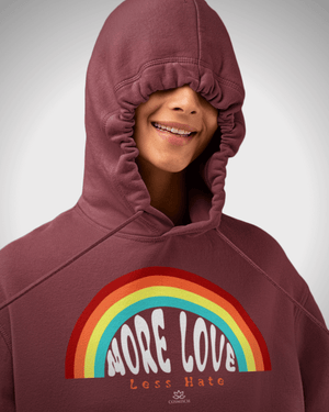 Organic Hoodie "MORE LOVE"